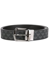 ремень с монограммным узором Emporio Armani