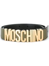 ремень с бляшкой-логотипом Moschino