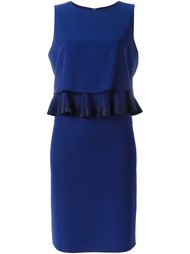 платье с многослойным декорированным верхом Armani Collezioni