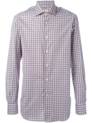 рубашка в клетку Kiton