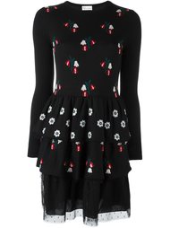 платье с цветочным принтом Red Valentino