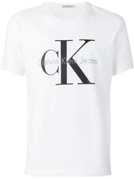 футболка с принтом логотипа  Calvin Klein Jeans