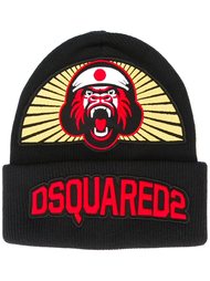шапка с вышитым логотипом Dsquared2