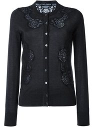 кардиган с кружевными вставками Dolce &amp; Gabbana