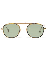 Van Buren Foldable Tortoiseshell Sunglasses Garrett Leight