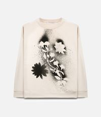 толстовка с цветочным принтом   Christopher Kane
