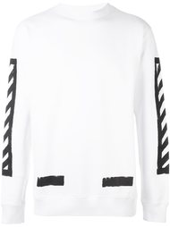 толстовка с контрастными полосками   Off-White