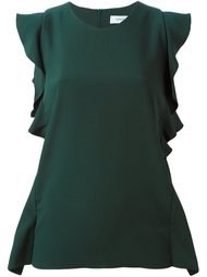 блузка с оборочной отделкой Carven
