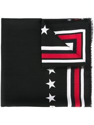 шарф с принтом '17' Givenchy