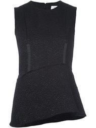 топ с асимметричной баской Carven