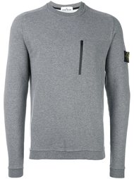 толстовка с нагрудным карманом на молнии Stone Island