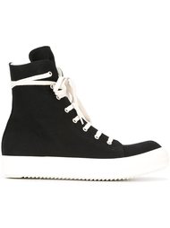 кеды на шнуровке и молнии сбоку Rick Owens DRKSHDW