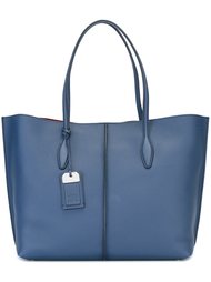 сумка-тоут с багажной биркой Tod's