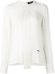 блузка с плиссированной панелью Dsquared2
