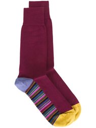 носки с отделкой в полоску Paul Smith
