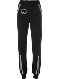 спортивные брюки с эффектом карманов Moschino