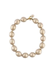 чокер из крупных искусственных жемчужин Chanel Vintage