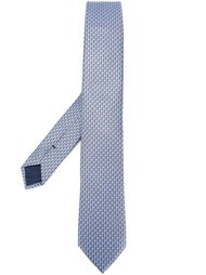 галстук с цепочным узором Ermenegildo Zegna