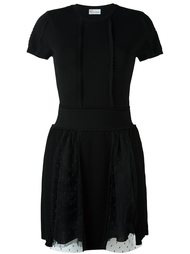 трикотажное платье с тюлевой отделкой Red Valentino
