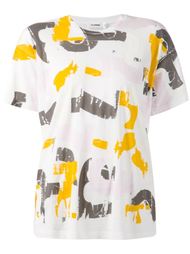 abstract print T-shirt Jil Sander