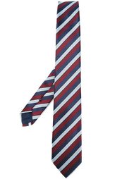 галстук с полосатым узором Ermenegildo Zegna