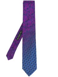 галстук с совами и узором пейсли Etro