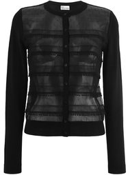 кардиган с прозрачной панелью Red Valentino