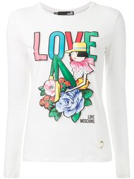 футболка с длинными рукавами  Love Moschino