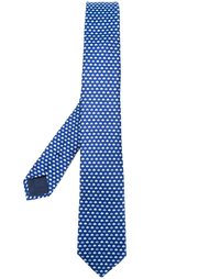 галстук с мелким узором Ermenegildo Zegna