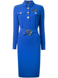 платье с поясом  Love Moschino