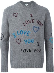 джемпер 'I Love U' Kenzo