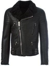 байкерская куртка с подкладкой из овчины Givenchy