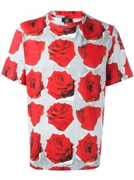 футболка с принтом роз Ps By Paul Smith