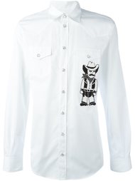 рубашка с аппликацией ковбоя Dolce &amp; Gabbana