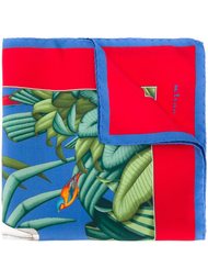 карманный платок с тропическим принтом Kiton