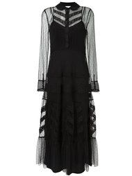 платье с вышивкой  Red Valentino