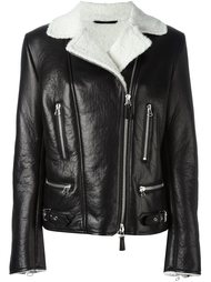 байкерская куртка из овчины Ermanno Scervino
