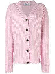 кардиган с необработанными краями  MSGM
