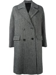 двубортное пальто Ermanno Scervino