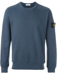 свитер с заплаткой на рукаве Stone Island
