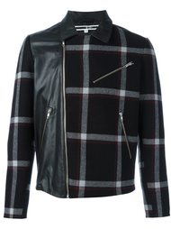 куртка в клетку с панельным дизайном McQ Alexander McQueen