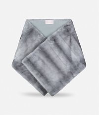 mink shawl Christopher Kane
