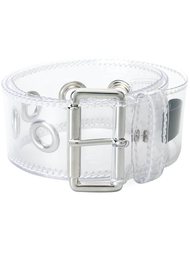 ремень с серебристой пряжкой Mm6 Maison Margiela