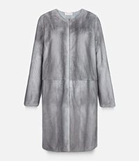 двустороннее пальто без воротника Christopher Kane