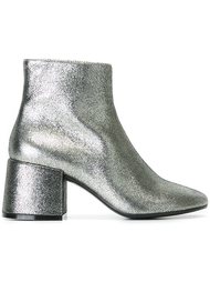 ботинки по щиколотку с металлическим отблеском  Mm6 Maison Margiela