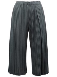pleated cropped trousers Pleats Please By Issey Miyake