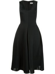 расклешенное платье миди Lanvin