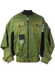 куртка-бомбер с карманами с клапанами KTZ