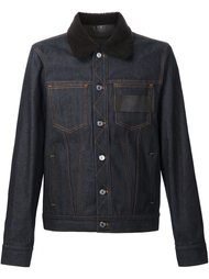 джинсовая куртка с контрастным воротником Givenchy