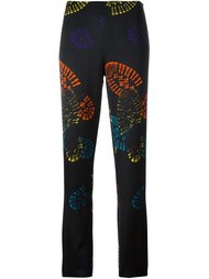 брюки с принтом Moschino